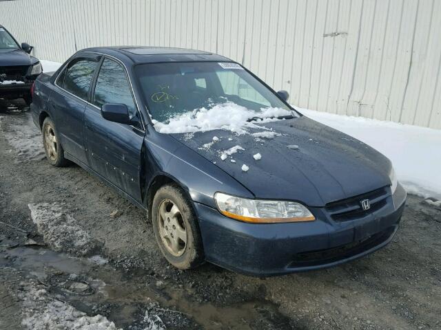 1HGCG5655XA130757 - 1999 HONDA ACCORD EX BLUE photo 1