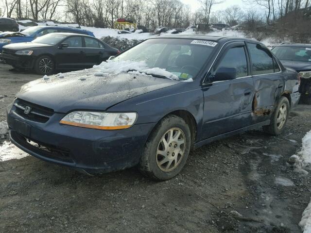 1HGCG5655XA130757 - 1999 HONDA ACCORD EX BLUE photo 2