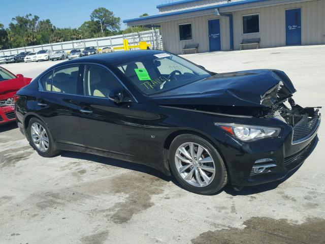 JN1BV7AP4EM681023 - 2014 INFINITI Q50 BASE Negro foto 1