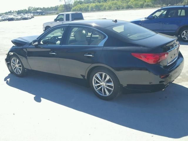 JN1BV7AP4EM681023 - 2014 INFINITI Q50 BASE Negro foto 3