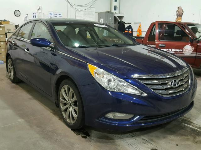 5NPEC4AC7DH510190 - 2013 HYUNDAI SONATA SE BLUE photo 1