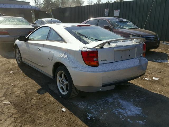 JTDDY32T7Y0035505 - 2000 TOYOTA CELICA GT- SILVER photo 3