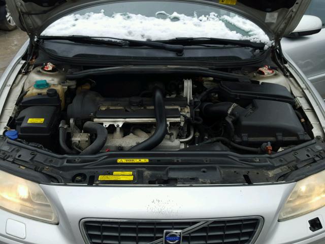 YV1RH592X52456353 - 2005 VOLVO S60 2.5T SILVER photo 7