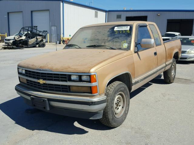 2GCEK19C6K1218342 - 1989 CHEVROLET GMT-400 K1 TAN photo 2