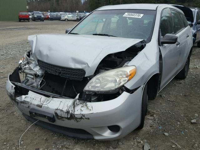 2T1KR32E48C711078 - 2008 TOYOTA COROLLA MA SILVER photo 2