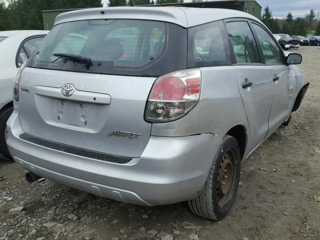 2T1KR32E48C711078 - 2008 TOYOTA COROLLA MA SILVER photo 4