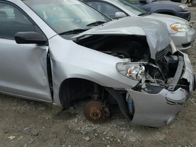 2T1KR32E48C711078 - 2008 TOYOTA COROLLA MA SILVER photo 9