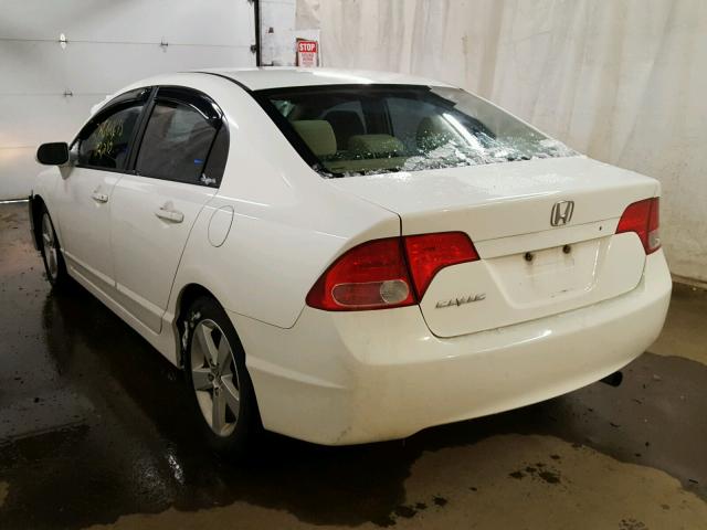 1HGFA16836L060891 - 2006 HONDA CIVIC EX თეთრი ფოტო 3