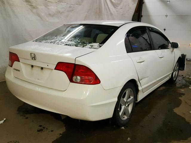 1HGFA16836L060891 - 2006 HONDA CIVIC EX თეთრი ფოტო 4