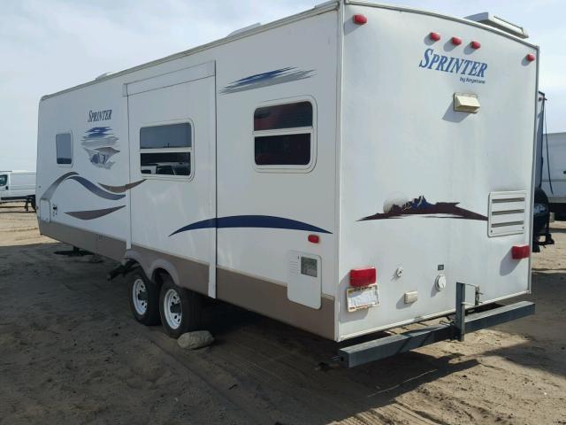 4YDT2422371533829 - 2007 KEYSTONE SPRINTER 白色 照片 3