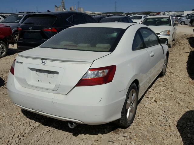 2HGFG12828H547438 - 2008 HONDA CIVIC EX თეთრი ფოტო 4