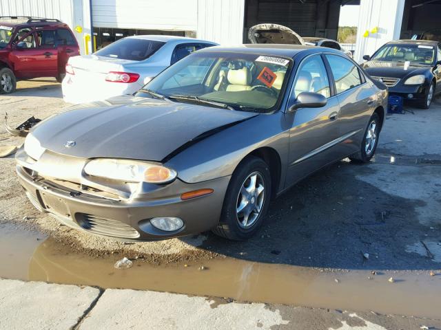 1G3GR64H614262087 - 2001 OLDSMOBILE AURORA GRAY photo 2