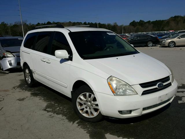 KNDMB233X66095394 - 2006 KIA SEDONA EX WHITE photo 1