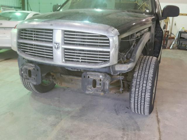 1D7HU18266S636198 - 2006 DODGE RAM 1500 S BLACK photo 9