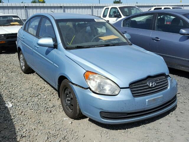 KMHCN46CX8U185424 - 2008 HYUNDAI ACCENT GLS BLUE photo 1