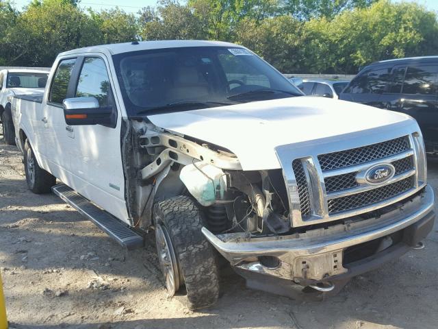 1FTFW1ET8CFB69332 - 2012 FORD F150 SUPER WHITE photo 1