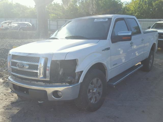 1FTFW1ET8CFB69332 - 2012 FORD F150 SUPER WHITE photo 2