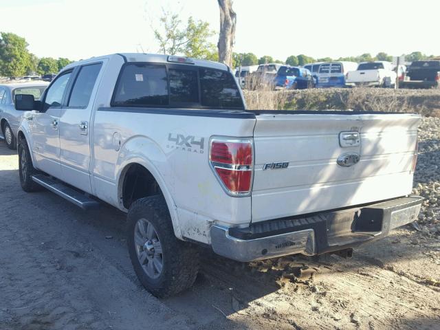 1FTFW1ET8CFB69332 - 2012 FORD F150 SUPER WHITE photo 3