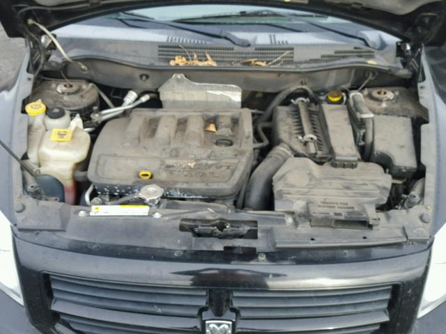 1B3HB28B87D559489 - 2007 DODGE CALIBER BLACK photo 7