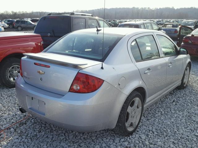 1G1AF5F56A7227343 - 2010 CHEVROLET COBALT 2LT SILVER photo 4