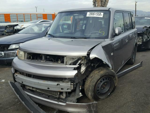 JTLKT324164076625 - 2006 TOYOTA SCION XB ნაცრისფერი ფოტო 2