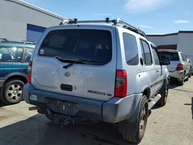 5N1ED28Y6YC574480 - 2000 NISSAN XTERRA XE SILVER photo 4