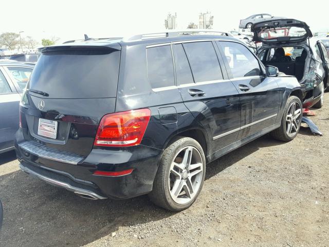 WDCGG5HB5EG331940 - 2014 MERCEDES-BENZ GLK 350 BLACK photo 4