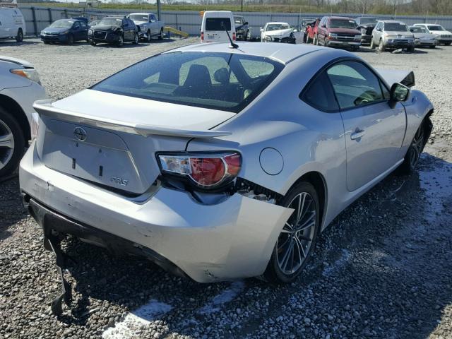 JF1ZNAA19E9700338 - 2014 TOYOTA SCION FR-S ვერცხლისფერი ფოტო 4