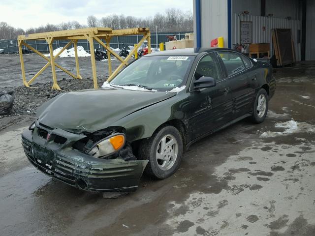 1G2NF52T9YM825472 - 2000 PONTIAC GRAND AM S მწვანე ფოტო 2