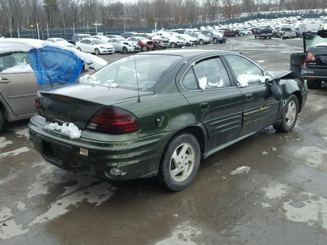 1G2NF52T9YM825472 - 2000 PONTIAC GRAND AM S მწვანე ფოტო 4