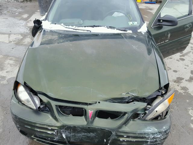 1G2NF52T9YM825472 - 2000 PONTIAC GRAND AM S მწვანე ფოტო 7