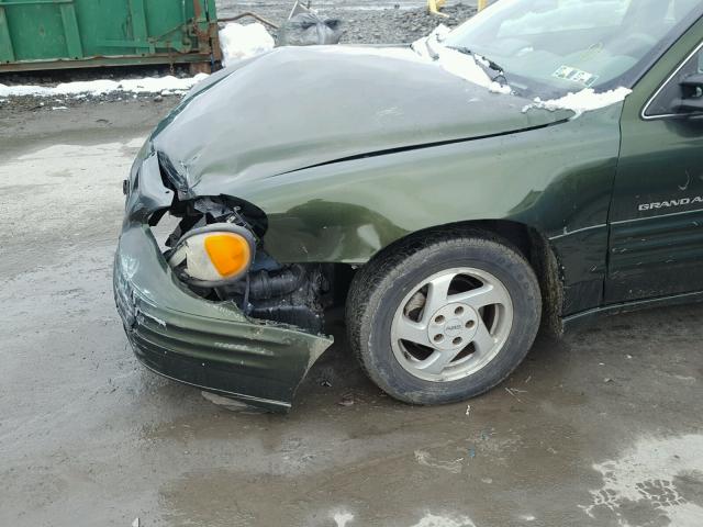 1G2NF52T9YM825472 - 2000 PONTIAC GRAND AM S მწვანე ფოტო 9