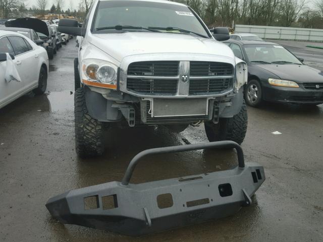 3D7LX39C16G197519 - 2006 DODGE RAM 3500 WHITE photo 9