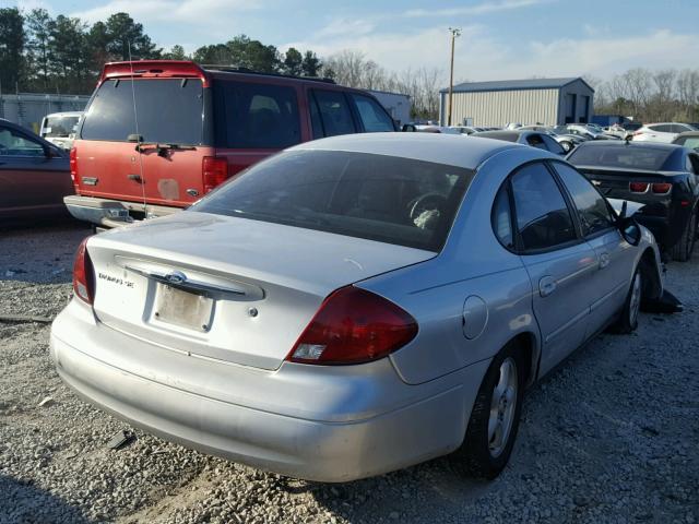 1FAFP53U53G171989 - 2003 FORD TAURUS SE SILVER photo 4