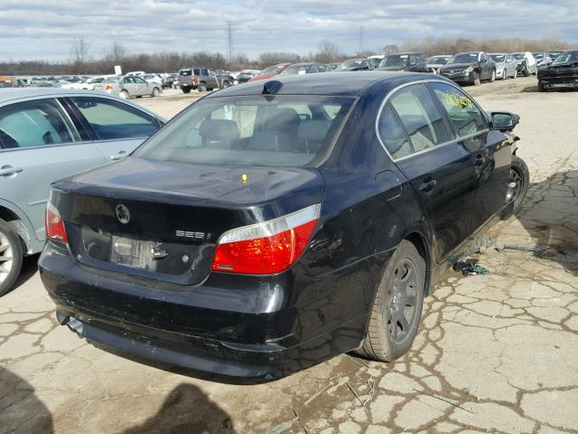 WBANA535X4B847641 - 2004 BMW 525 I BLACK photo 4