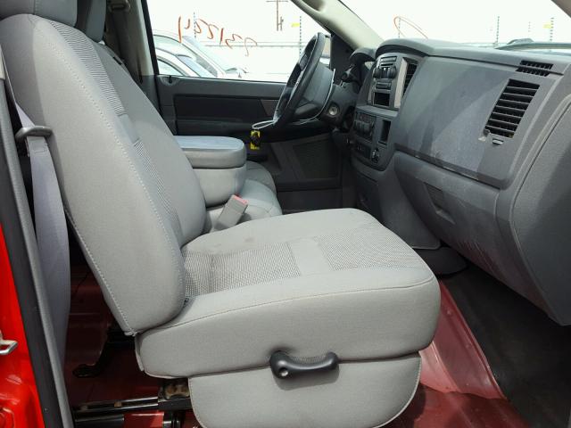3D7KR28AX8G153862 - 2008 DODGE RAM 2500 S RED photo 5