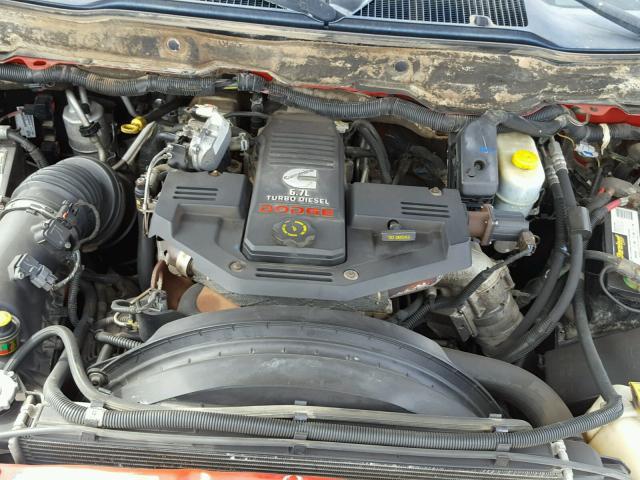 3D7KR28AX8G153862 - 2008 DODGE RAM 2500 S RED photo 7