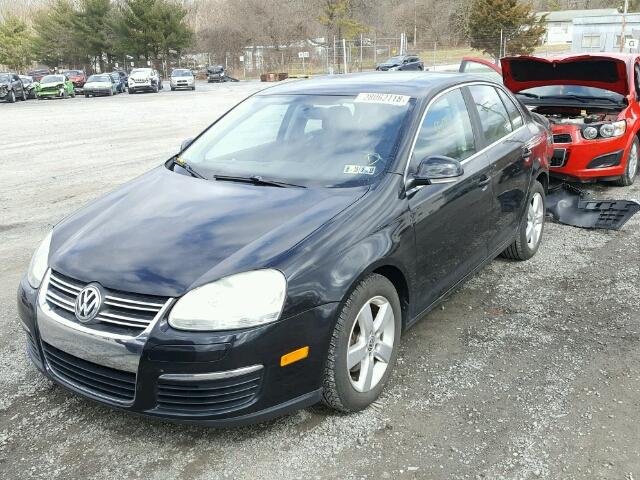 3VWRZ71K58M086899 - 2008 VOLKSWAGEN JETTA SE BLACK photo 2