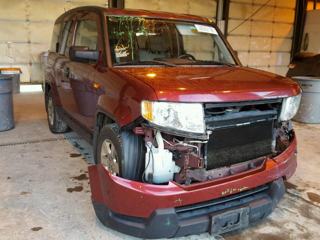 5J6YH287X9L004121 - 2009 HONDA ELEMENT EX MAROON photo 1