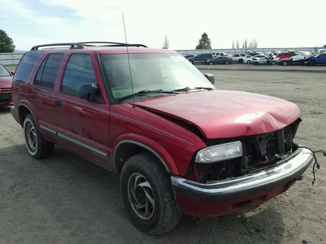 1GNDT13W9Y2251542 - 2000 CHEVROLET BLAZER RED photo 1