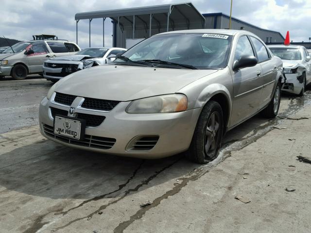 1B3EL46X26N132540 - 2006 DODGE STRATUS SX GOLD photo 2