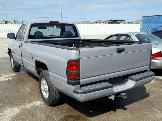 1B7HC16XXXS309817 - 1999 DODGE RAM 1500 SILVER photo 3