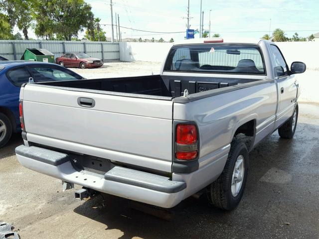 1B7HC16XXXS309817 - 1999 DODGE RAM 1500 SILVER photo 4