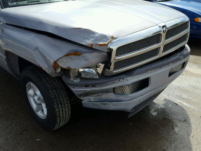 1B7HC16XXXS309817 - 1999 DODGE RAM 1500 SILVER photo 9