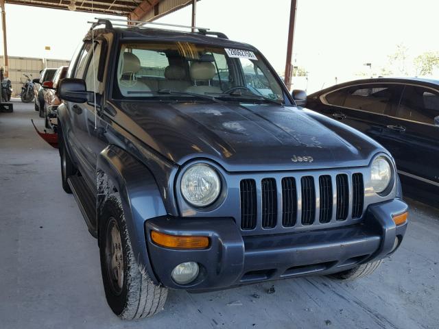 1J4GL58K02W208074 - 2002 JEEP LIBERTY LI BLUE photo 1