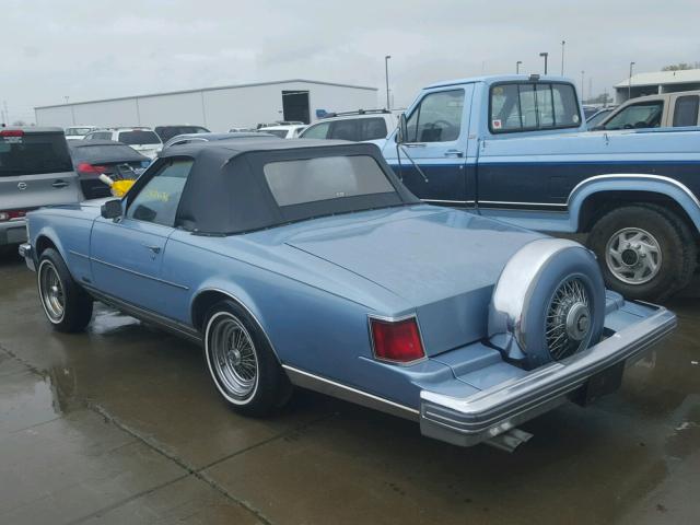 6S69R6Q501953 - 1976 CADILLAC SEVILLE BLUE photo 3