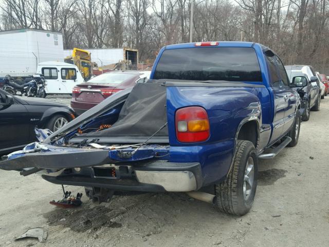 1GTEC19T83Z317895 - 2003 GMC NEW SIERRA BLUE photo 4