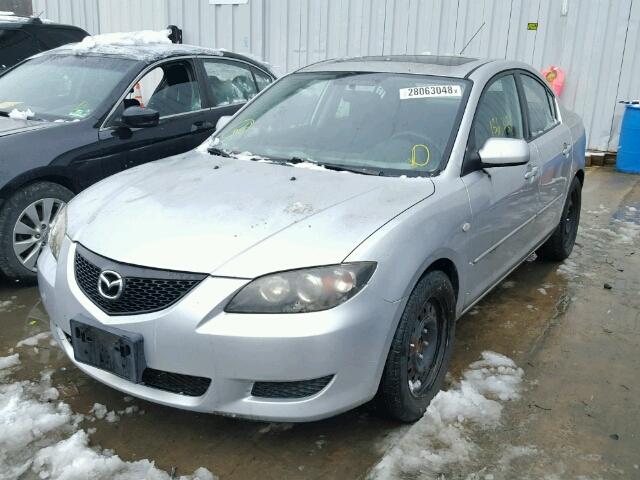 JM1BK12F541129880 - 2004 MAZDA 3 I SILVER photo 2