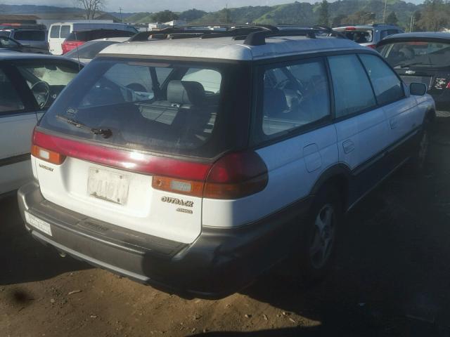 4S3BG6854V7643294 - 1997 SUBARU LEGACY OUT WHITE photo 4