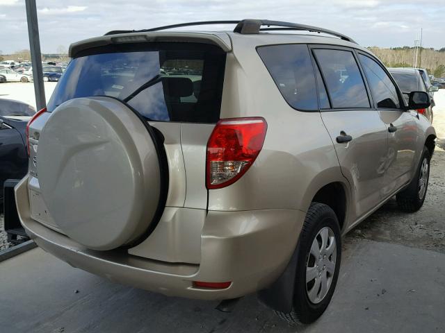 JTMZD33V275076224 - 2007 TOYOTA RAV4 GOLD photo 4